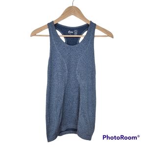 Zyia Active Blue Racerback Athletic Gym Workout Tank Top Sz S